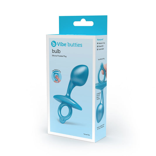 b-Vibe Butties Bulb Silicone Prostate Plug – Blue