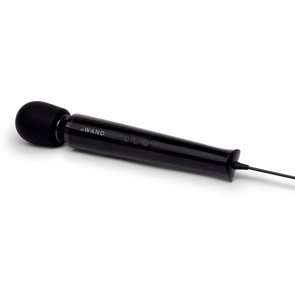 Le Wand Plug-In Vibrating Massager – Black
