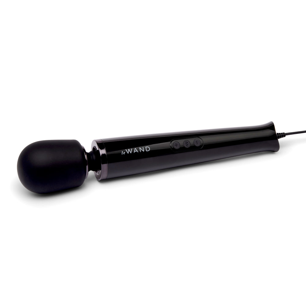 Le Wand Plug-In Vibrating Massager – Black