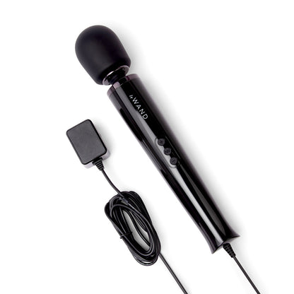 Le Wand Plug-In Vibrating Massager – Black