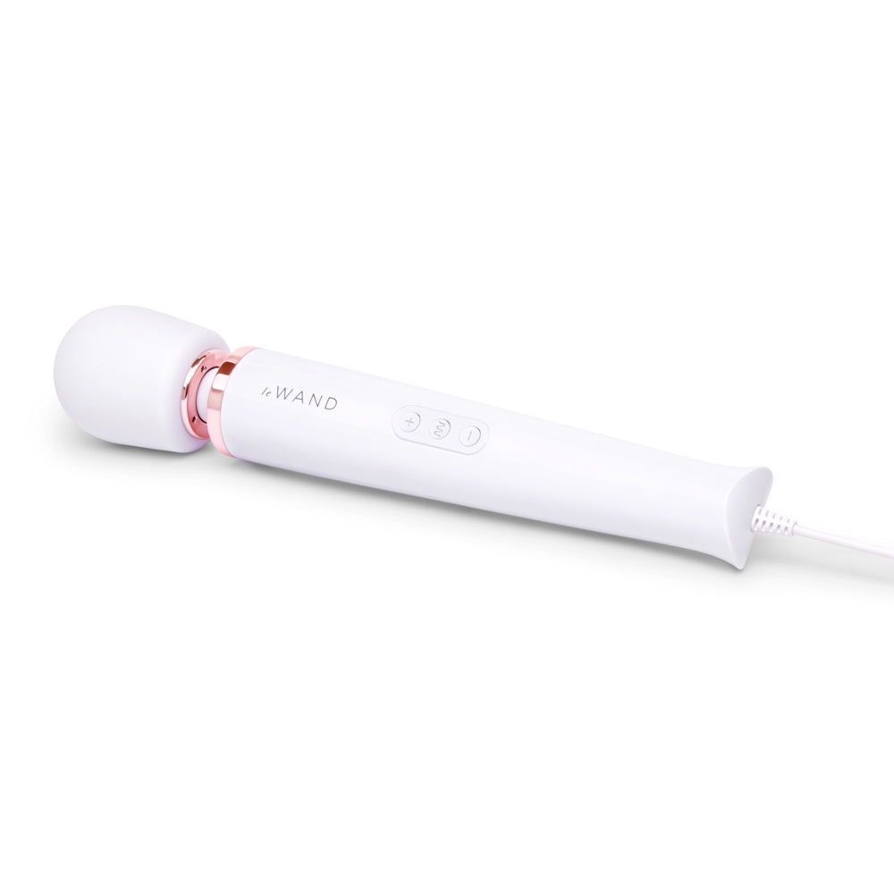 Le Wand Plug-In Vibrating Massager – White