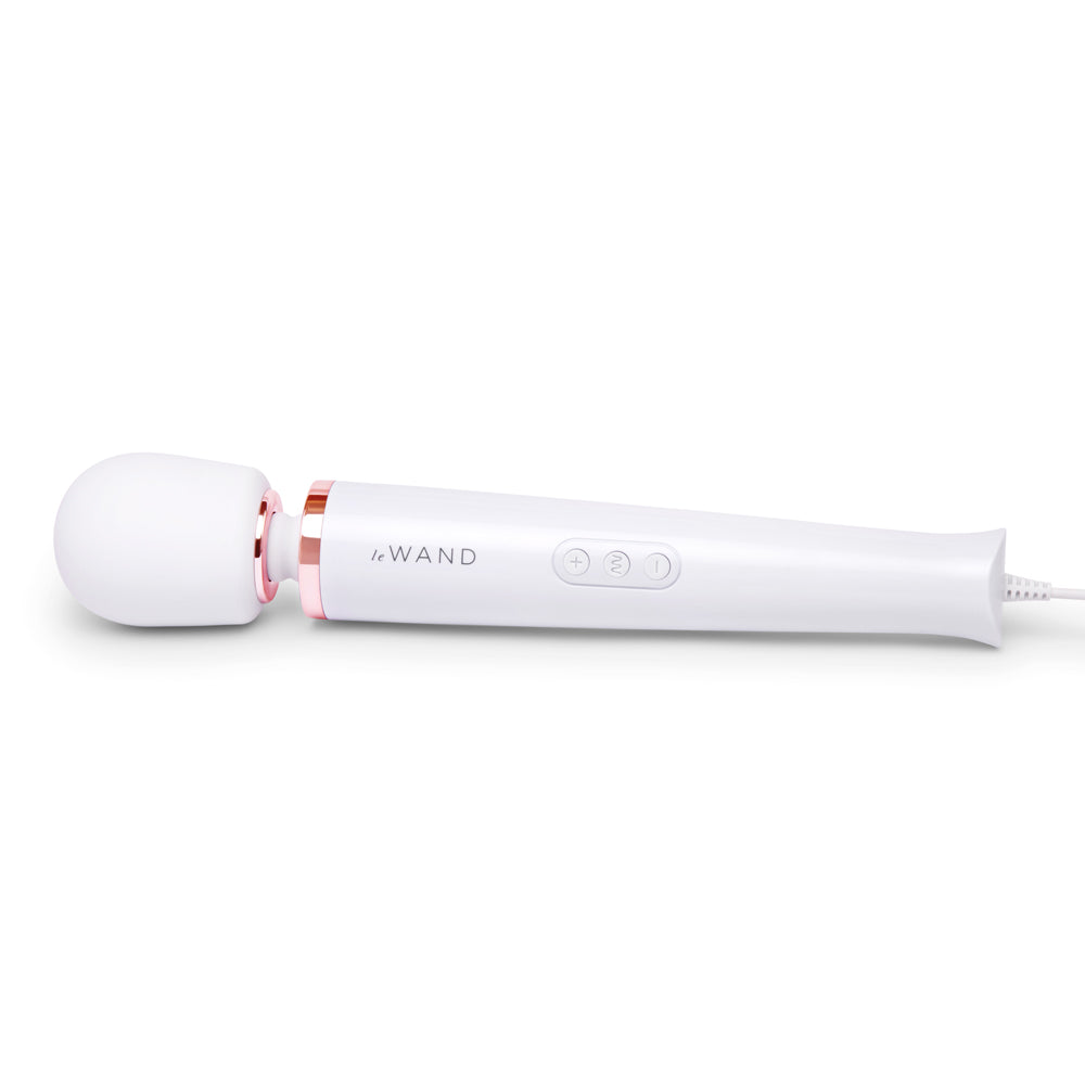 Le Wand Plug-In Vibrating Massager – White
