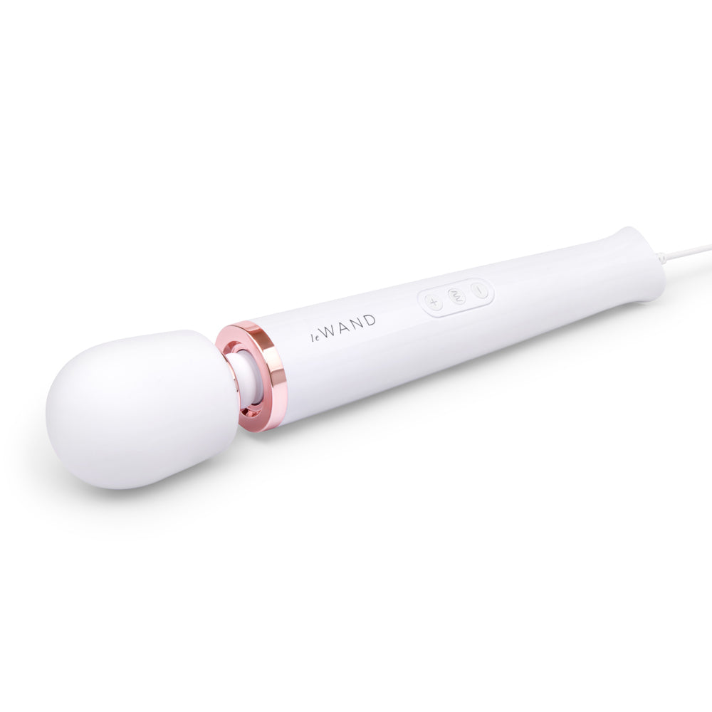 Le Wand Plug-In Vibrating Massager – White