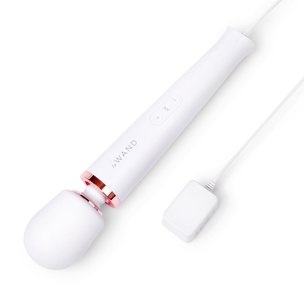 Le Wand Plug-In Vibrating Massager – White