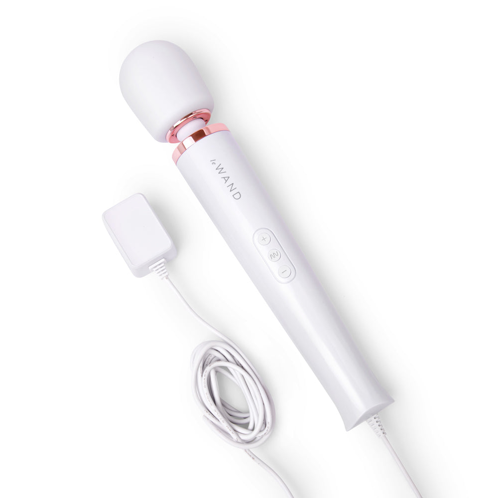 Le Wand Plug-In Vibrating Massager – White