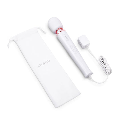 Le Wand Plug-In Vibrating Massager – White