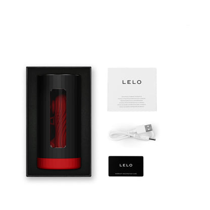 LELO F1S V3 XL Male Pleasure Console with Dual Motors – Red