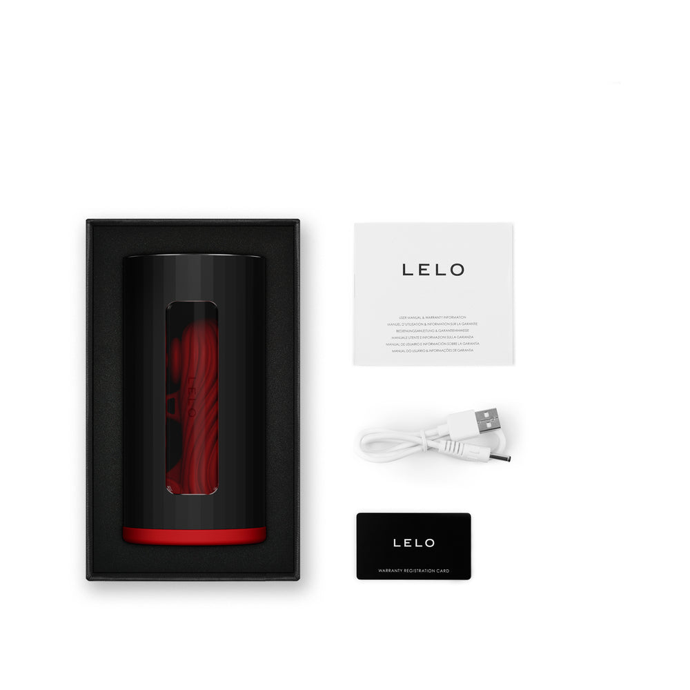 LELO F1S V3 Male Pleasure Console with Dual Motors – Red