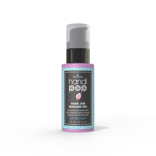 Sensuva HandiPop Edible Hand Job Massage Gel – Cotton Candy – 2 oz