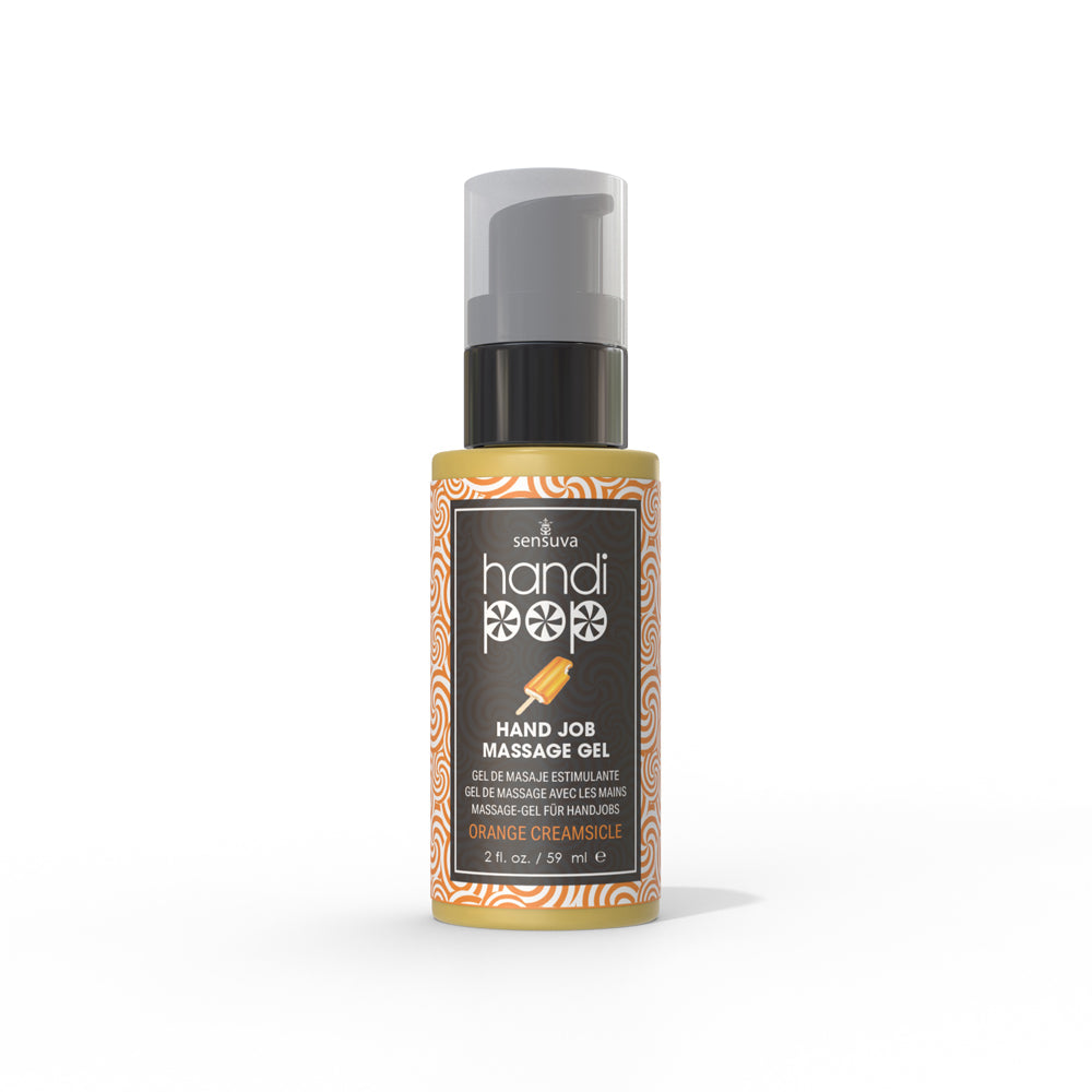 Sensuva HandiPop Edible Hand Job Massage Gel – Orange Creamsicle