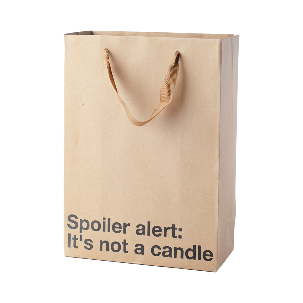 Wood Rocket Snarky Gift Bags 3-Pack – Tan Kraft Paper Gift Bags