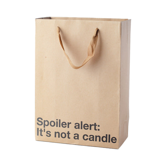 Wood Rocket Snarky Gift Bags 3-Pack – Tan Kraft Paper Gift Bags