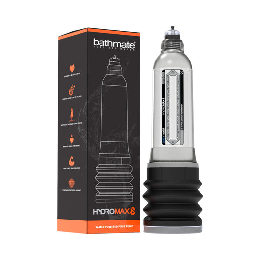Bathmate Hydromax8 Penis Pump for Sizes 6-8in – Clear
