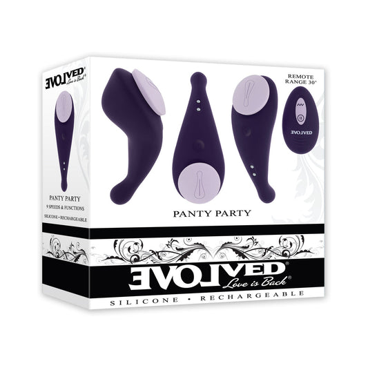 Evolved Panty Party Remote Controlled Panty Vibe – Purple