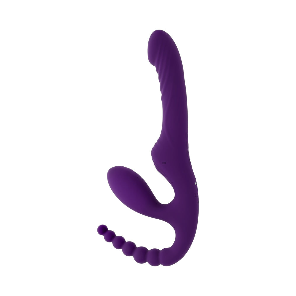 Playboy Hug It Out Acai – Inflatable Wearable Toy with G-spot and Clitoral Stimulation – Purple