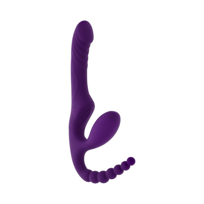 Playboy Hug It Out Acai – Inflatable Wearable Toy with G-spot and Clitoral Stimulation – Purple