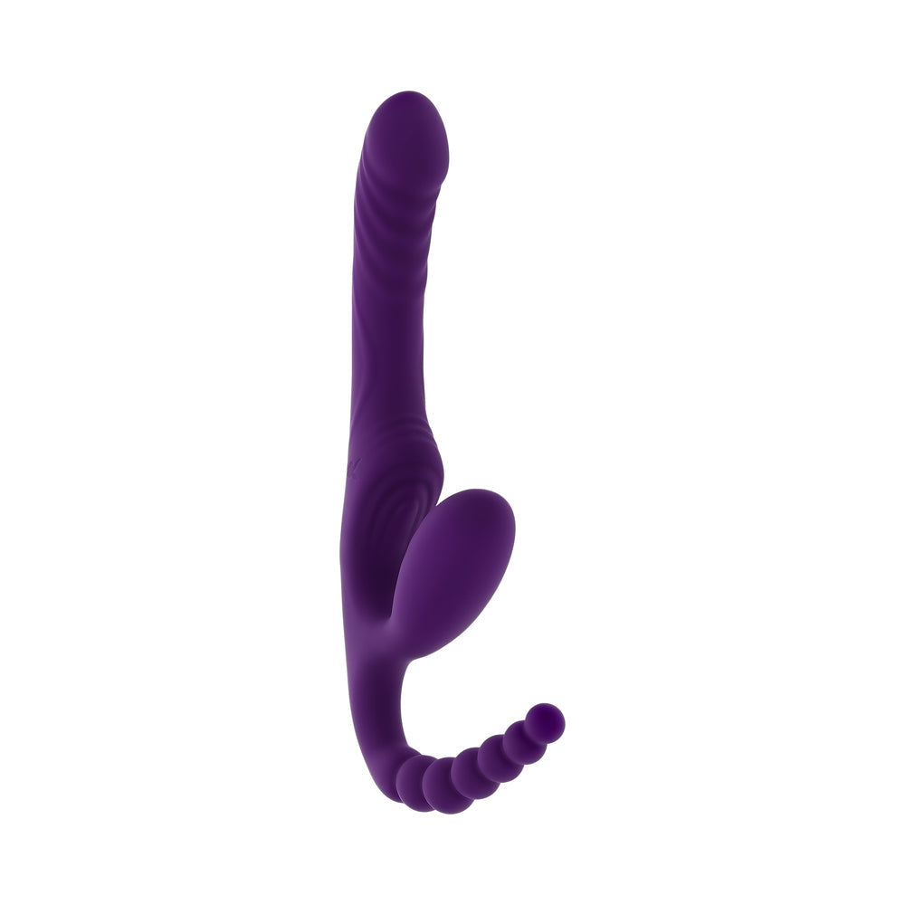 Playboy Hug It Out Acai – Inflatable Wearable Toy with G-spot and Clitoral Stimulation – Purple