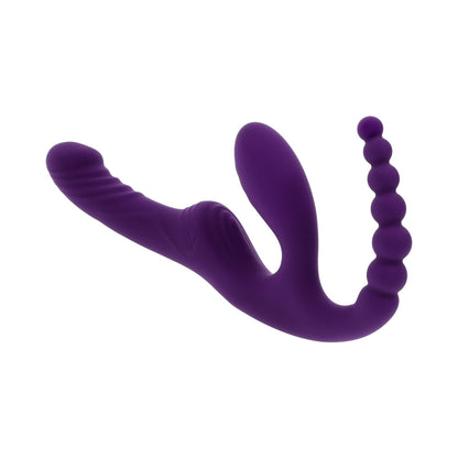 Playboy Hug It Out Acai – Inflatable Wearable Toy with G-spot and Clitoral Stimulation – Purple