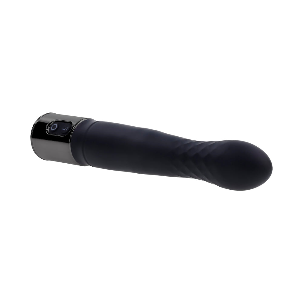 Playboy Pleasure Zone 2AM Vibrating and Thrusting Toy – Black