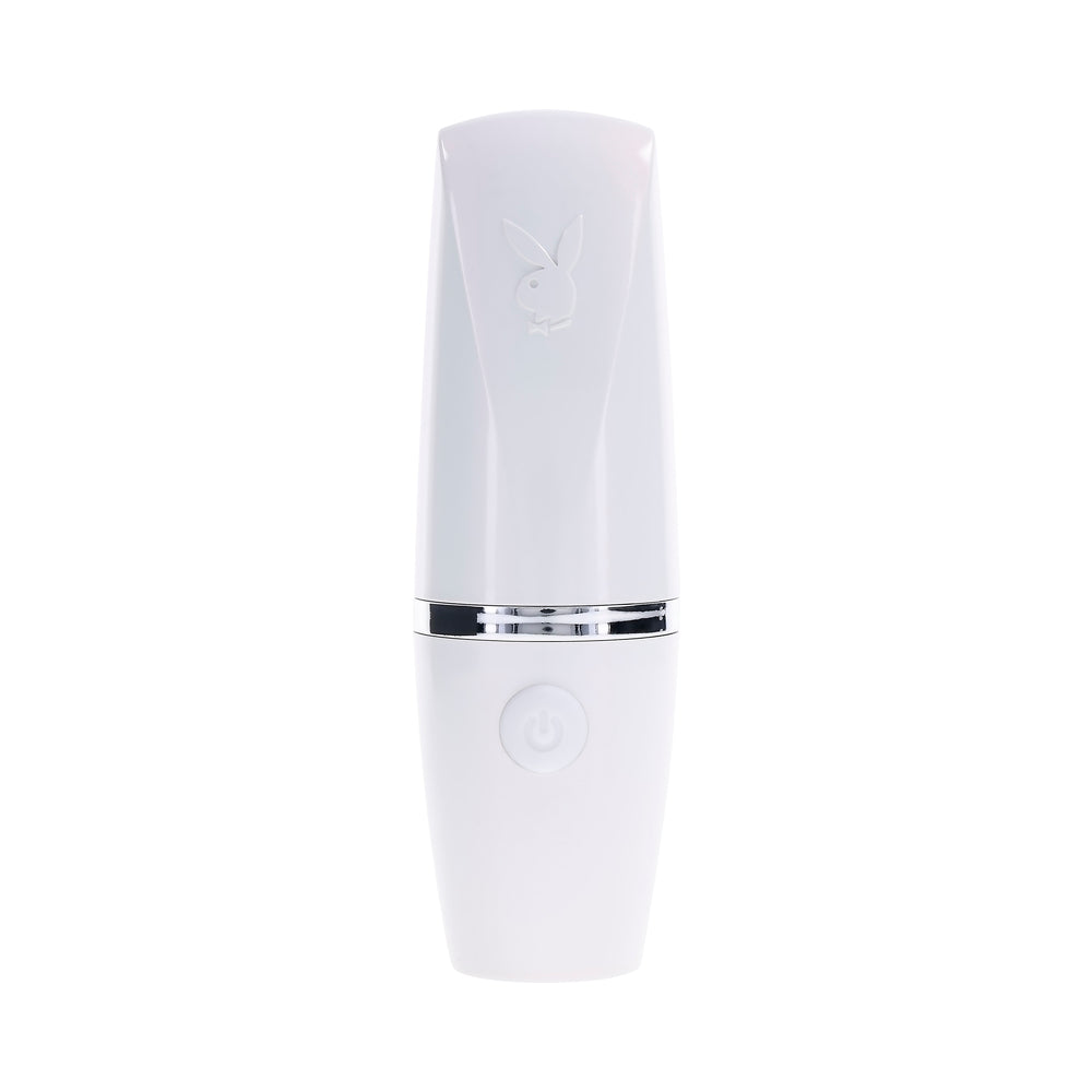 Playboy Getaway Tapping Toy – White, Travel-Friendly Design
