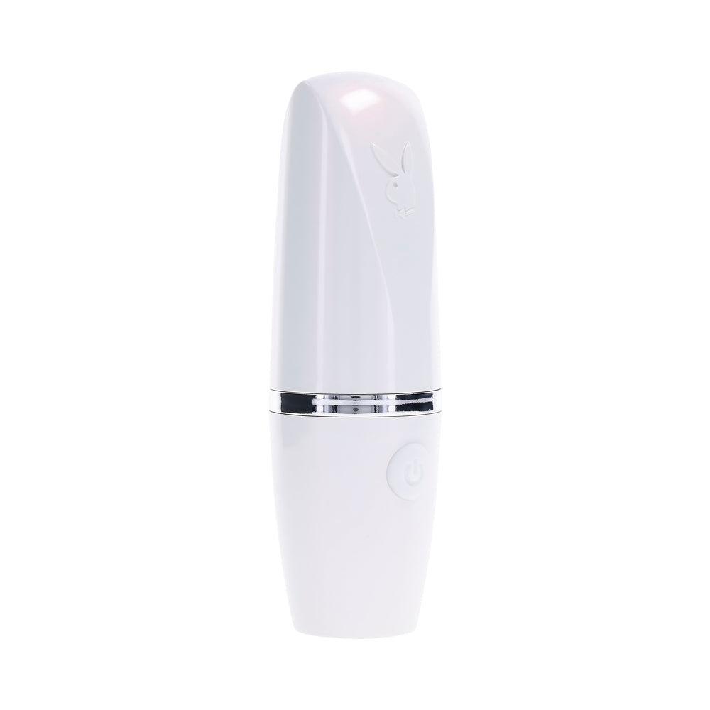 Playboy Getaway Tapping Toy – White, Travel-Friendly Design