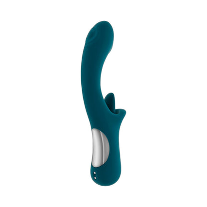 Playboy Harmony Deep Teal Tongue Vibrator with G-Spot Tapping
