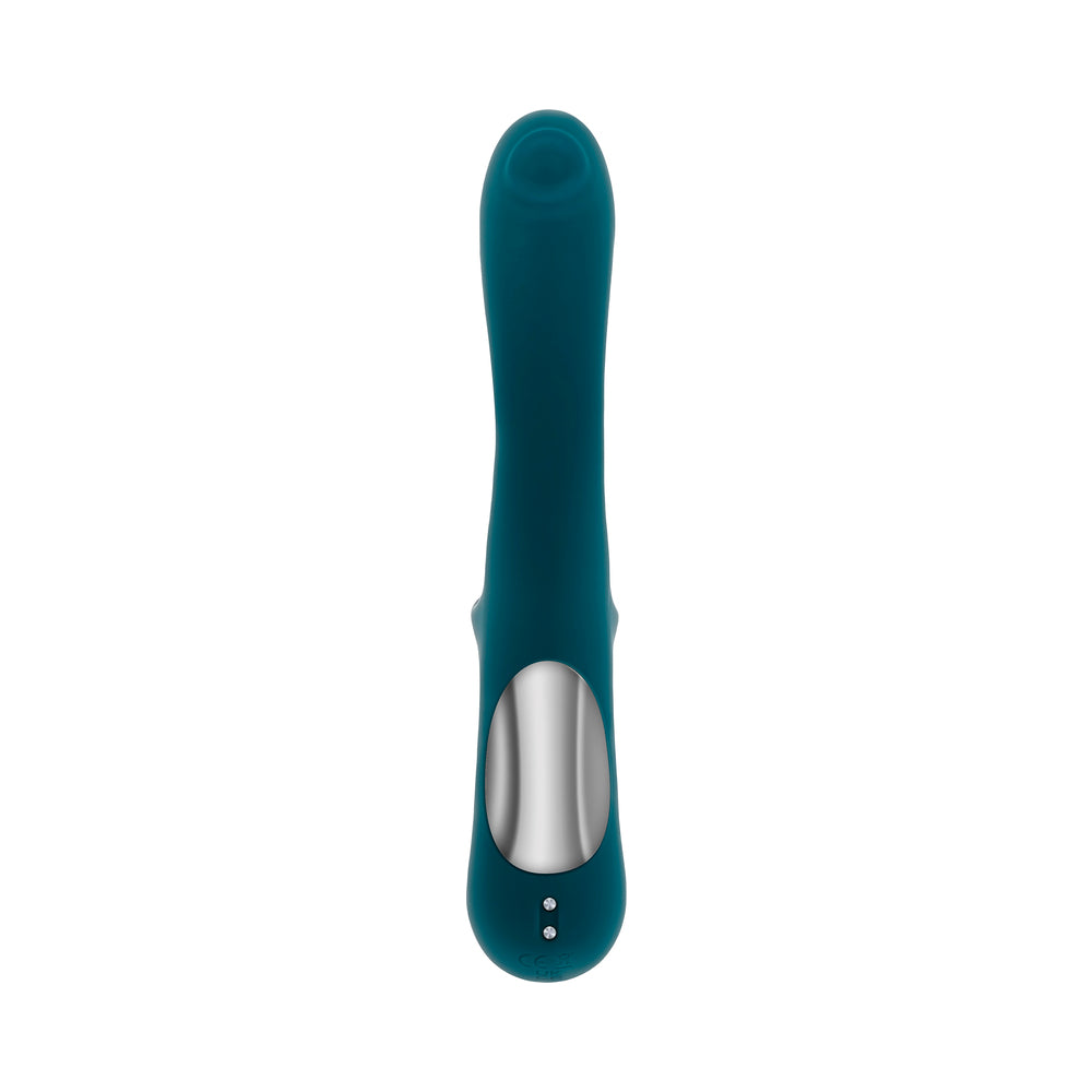Playboy Harmony Deep Teal Tongue Vibrator with G-Spot Tapping