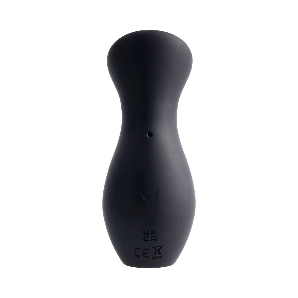 Playboy The Jet Set Sucker Clitoral Suction Toy - Black