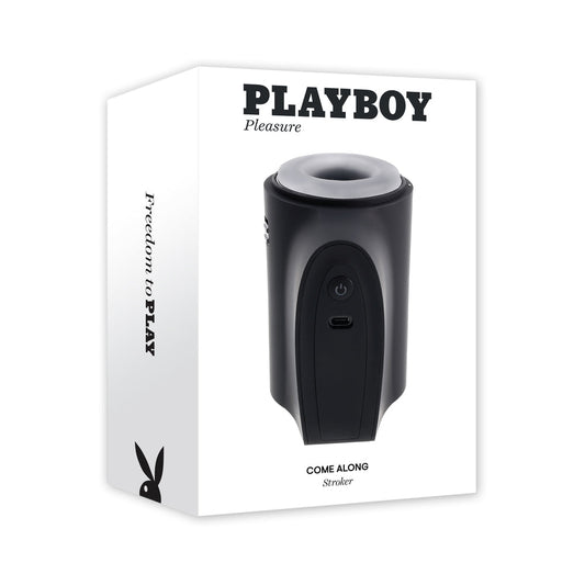 Playboy Come Along 2AM Travel-Sized Stroker with Vibration – Black