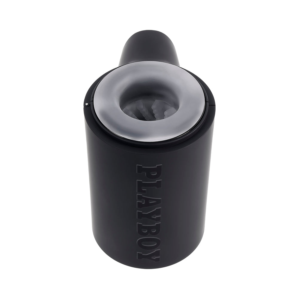 Playboy Come Along 2AM Travel-Sized Stroker with Vibration – Black