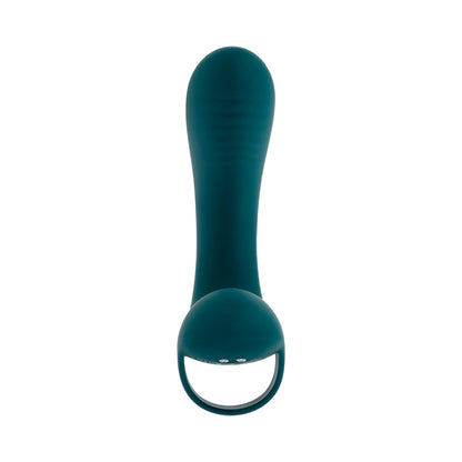 Playboy Wrapped Around Your Finger Multi Play Finger Vibrator – Deep Teal