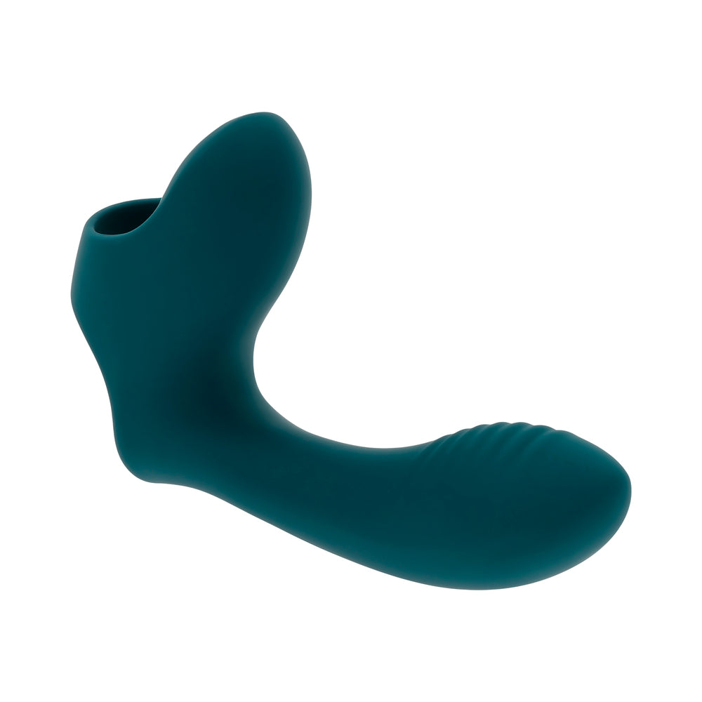 Playboy Wrapped Around Your Finger Multi Play Finger Vibrator – Deep Teal