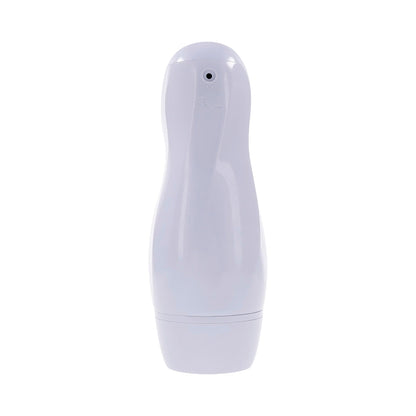 Selopa Pleasure Can White - Vibrating Stroker with Textured Channel