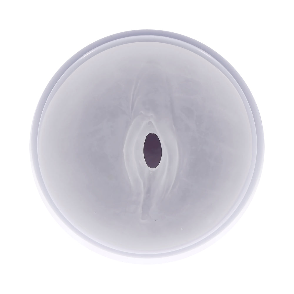 Selopa Pleasure Can White - Vibrating Stroker with Textured Channel