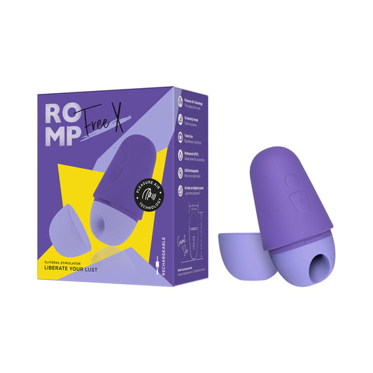 ROMP Free X Clitoral Stimulator with Pleasure Air Technology – Purple