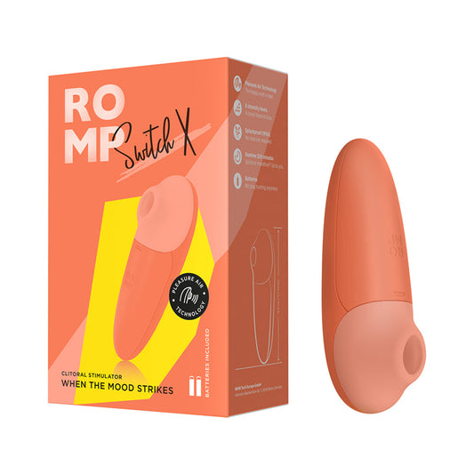 ROMP Switch X Clitoral Stimulator with Pleasure Air Technology – Orange