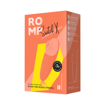 ROMP Switch X Clitoral Stimulator with Pleasure Air Technology – Orange