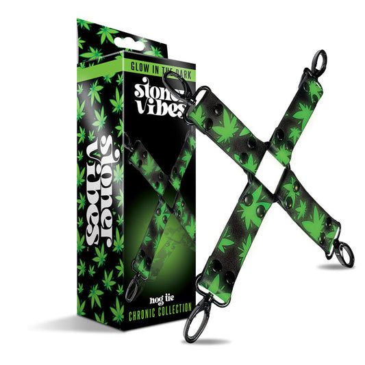 Stoner Vibes Chronic Collection Glow in the Dark Hogtie – Green