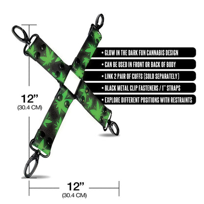 Stoner Vibes Chronic Collection Glow in the Dark Hogtie – Green