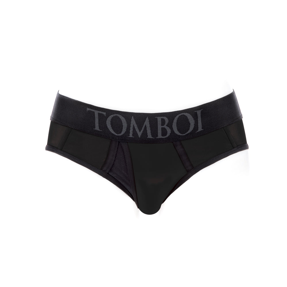 SpareParts Tomboi Cover Brief Style Underwear Harness – Black XXS