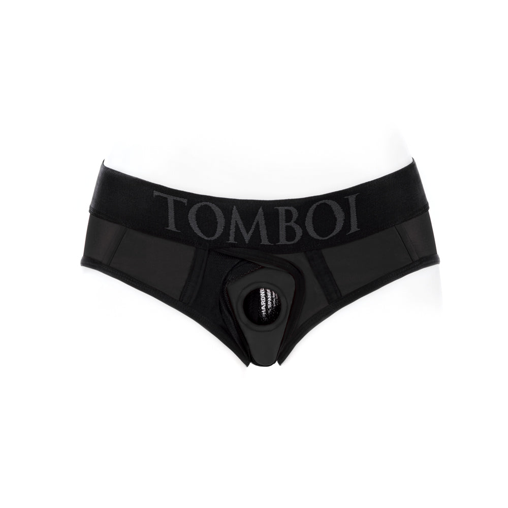 SpareParts Tomboi Cover Brief Style Underwear Harness - Black - 3XL
