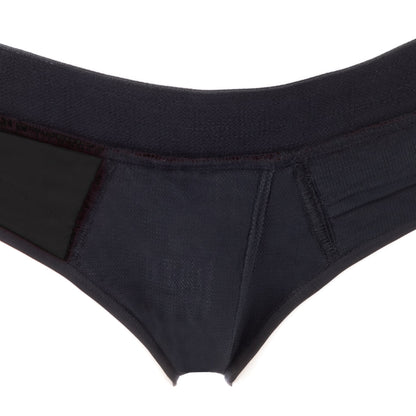 SpareParts Tomboi Cover Brief Style Underwear Harness - Black - 3XL