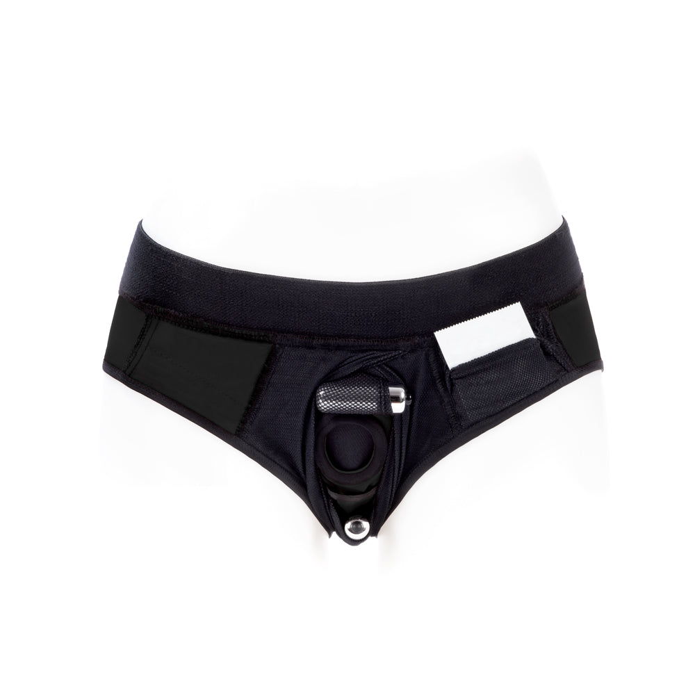 SpareParts Tomboi Cover Brief Style Underwear Harness - Black - 4XL