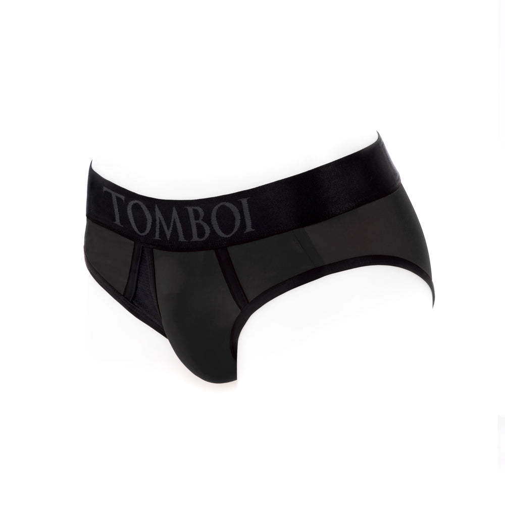 SpareParts Tomboi Cover Brief Style Underwear Harness - Black - 4XL
