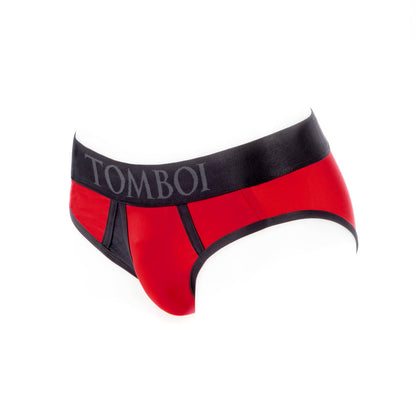 SpareParts Tomboi Cover Brief Style Underwear Harness – Red/Black XXS
