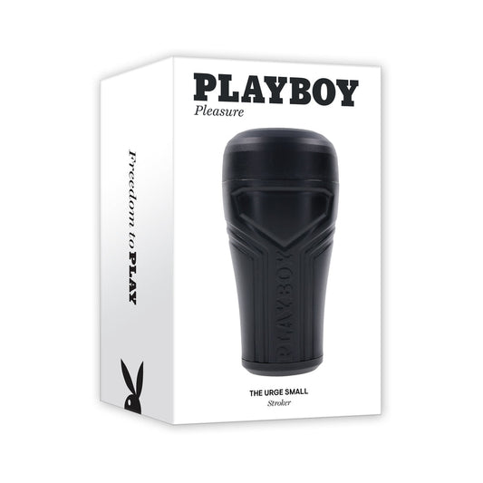 Playboy The Urge Small Stroker – Non-Vibrating, Beaded Channel, Black
