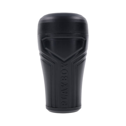 Playboy The Urge Small Stroker – Non-Vibrating, Beaded Channel, Black