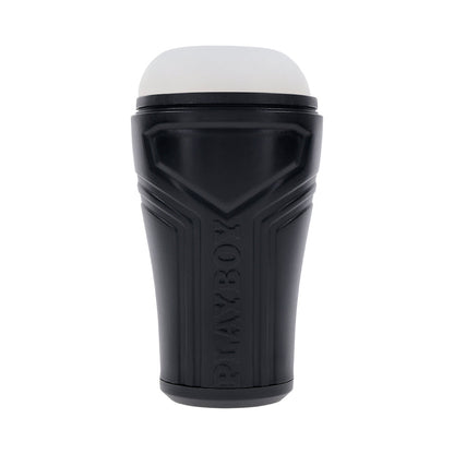Playboy The Urge Small Stroker – Non-Vibrating, Beaded Channel, Black