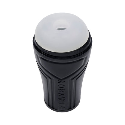 Playboy The Urge Small Stroker – Non-Vibrating, Beaded Channel, Black