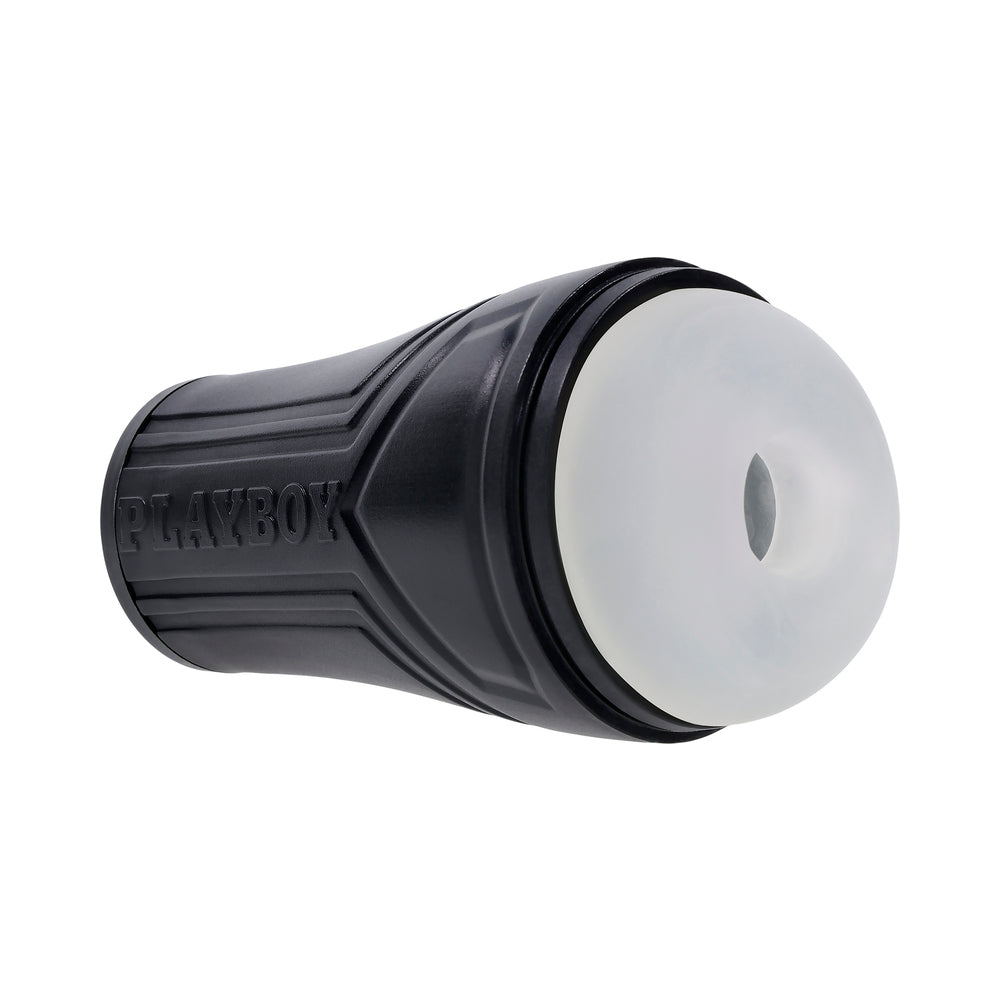 Playboy The Urge Small Stroker – Non-Vibrating, Beaded Channel, Black